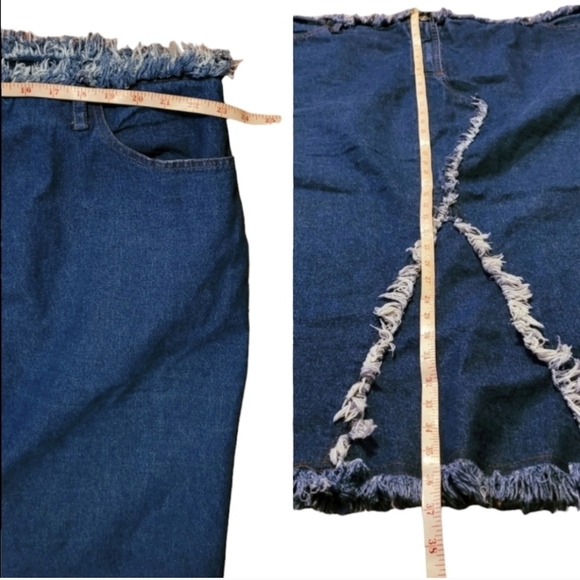 VTG Jeans Junction Denim Skirt Sz 3X - Picture 7 of 7
